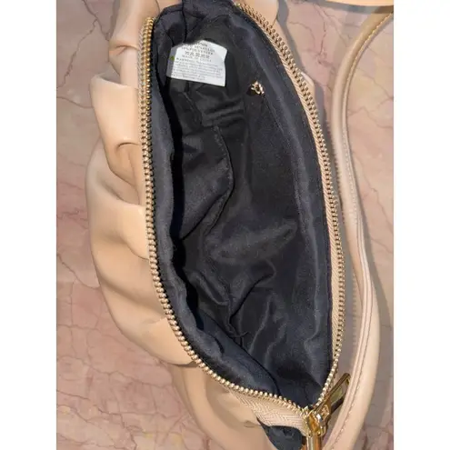 8 Other Reasons Puff Shoulder Bag in Khaki One Size New Womens Faux Leather