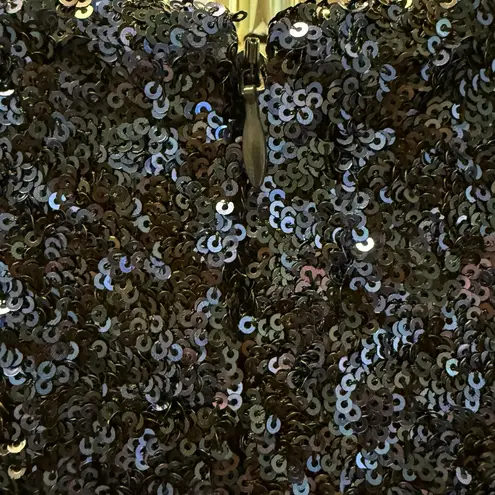 Zadig & Voltaire Holiday Rui Sequined Minidress Encre Dark Blue Size Medium NWT