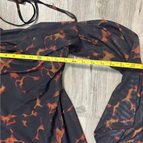 ASOS  Black and Orange Mini Dress NWT