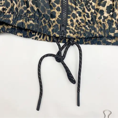 Pam & Gela X Revolve Leopard Animal Print Full Zip Windbreaker Jacket