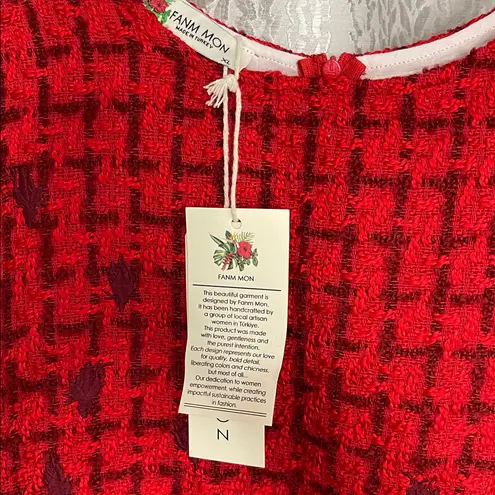 NWT! Fanm Mon Mini Dress Samantha size xl Red