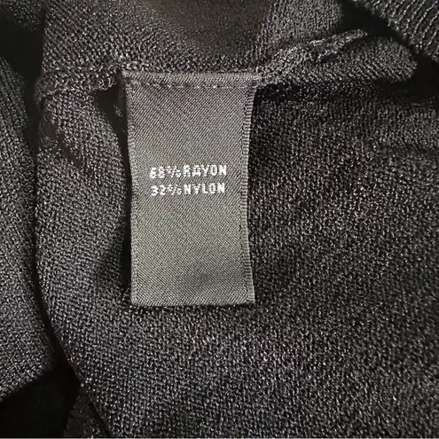 Josephine Chaus  Black Mockneck Sleeveless Sweater