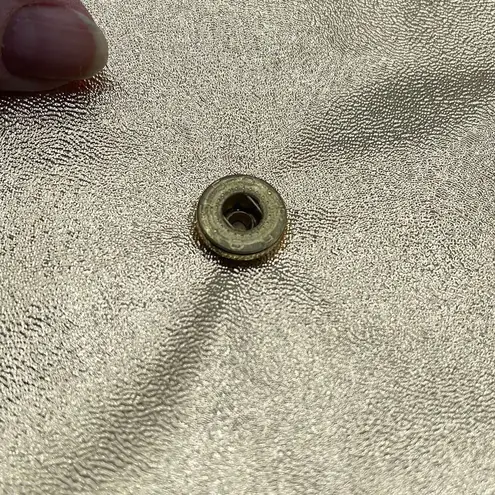 Vintage Gold clutch in excellent condition. H logo Gold