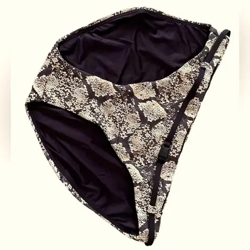 ANDIE Swim ‘Riviera Bikini Bottom’ | With Belt | Versatile Snakeskin - NWT