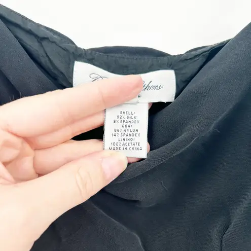 Brooks Brothers Womens Y2K Party Going Out Stretch Silk Blend Cami Slip Dress 6