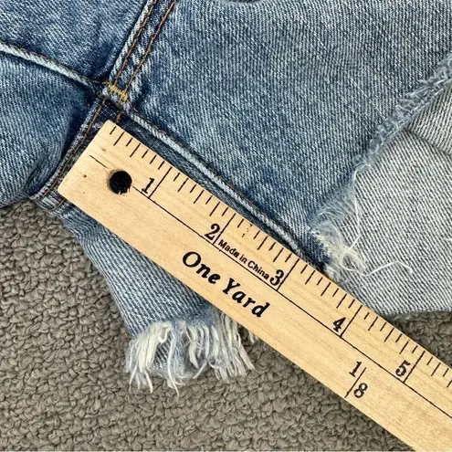 Polo Ralph Lauren Distressed Star Patch Crosby Denim Shorts Blue Size 32 Blue