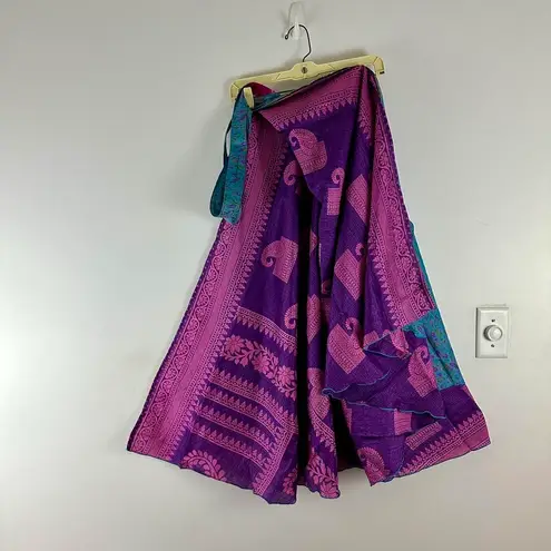 Boutique Reversible Maxi Wrap Skirt BINW204