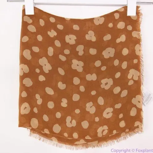 Madewell NEW  Brushed Leopard Scarf,‎ color: warm coffee
