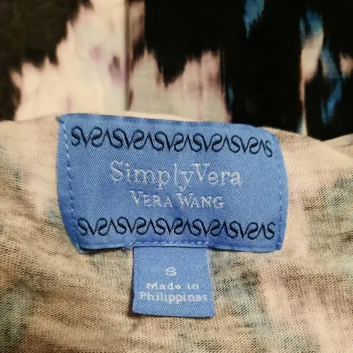 Simply Vera Vera Wang Tank Top Small Black