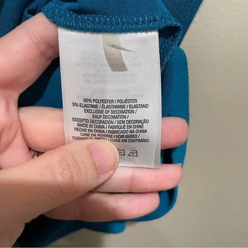 Tahari Sleeveless Shell Tank Top Blouse Blue Size XS