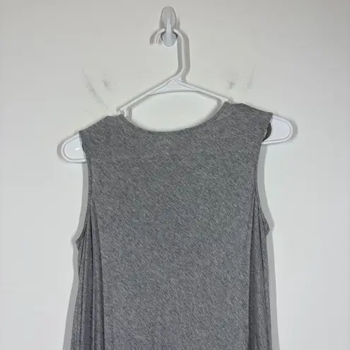 Hatch Highline Asymmetrical Jersey Dress Size OS One Size Gray