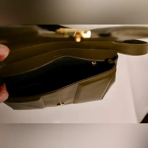 DeMellier Alexandria Leather Crossbody with Gold Accent