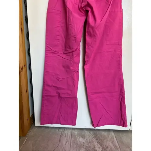 Scrubstar Shocking Pink Scrub Pants Woman’s Size Small