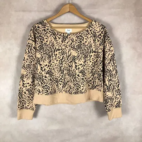 Jenni Animal Print Lounge Sweatshirt NWT Small
