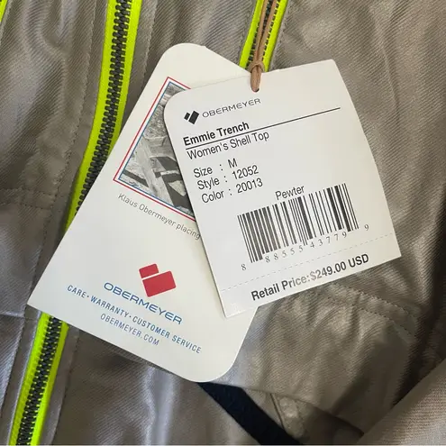 Obermeyer Emmie Trench Coat in color Pewter