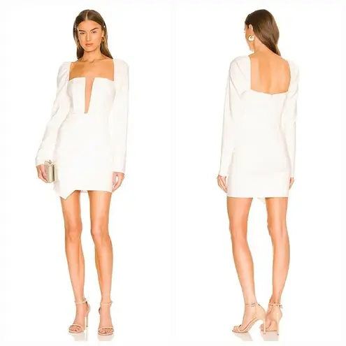 Michael Costello  x REVOLVE Racquel Mini Dress in Ivory Small