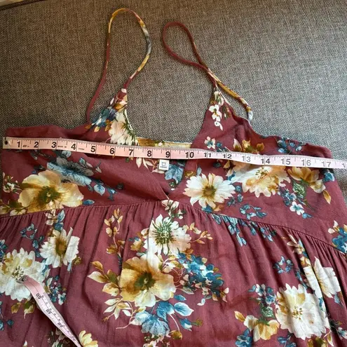 Final Touch Floral Spaghetti Strap Dress M