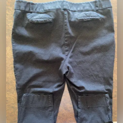 The Loft The Rivera Pant in Black w/ Tiny Polka Dots