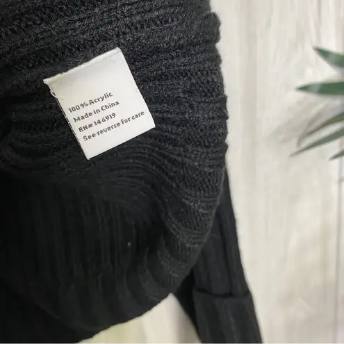 Nine West  Ribbed Leopard Animal Print Turtleneck Sweater size L Large - Image 12