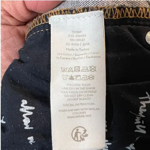 Boden USA Boden Womens 27 Skinny High Rise Dark Blue Denim Jeans Classic Stretch Casual