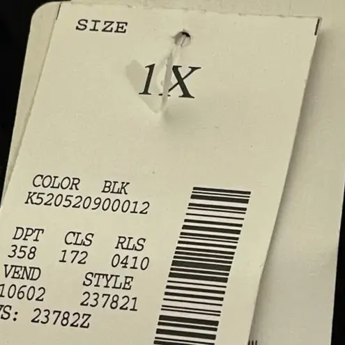 MSK Black Halter Embellished Cocktail Evening Dress NWT Size 1X