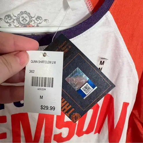 Three Ships Quinn Shirt Clemson Tigers Size M