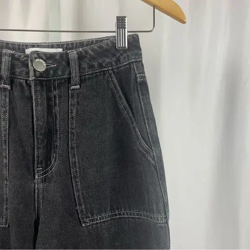 RSQ  Grunge Cargo Size 23 Baggy Loose Wide Leg Jeans Acid Wash