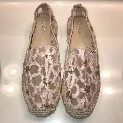 Botkier Women’s Sara Floral Lace Sequin Espadrille Flats