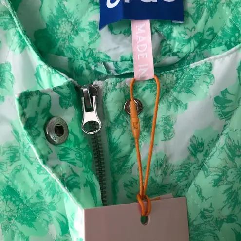 Cras Green White Quintacras Minty Quilted Bold Shoulder Jacket NWT 40 Green Wht Size undefined