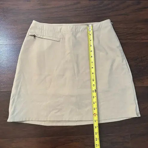 Patagonia  tan khaki mini skort size 6