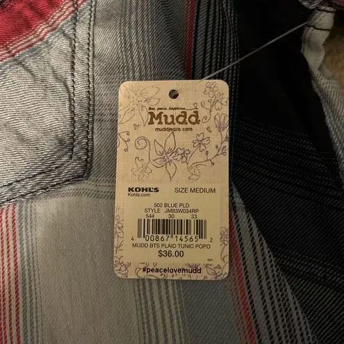 Mudd  flannel top size medium