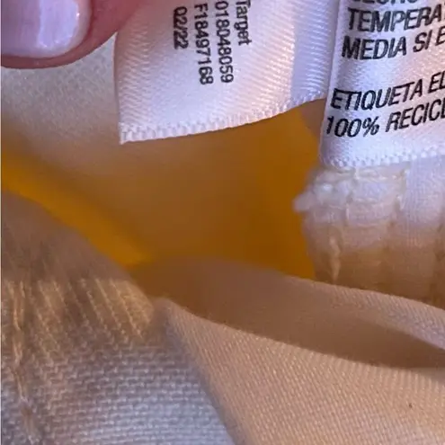 A New Day  Cream High Rise Straight Denim Jeans Size 14 - Image 7