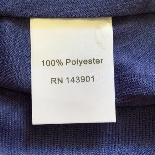 Coco + Carmen Top Blouse Siren Vibrant Print Short Sleeve Cold Shoulder L/XL NEW