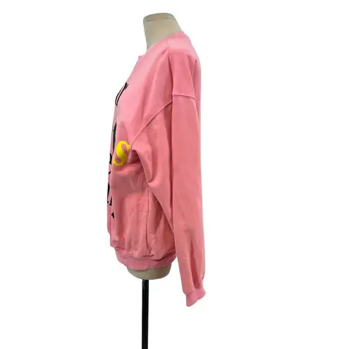 The Mayfair Group Emotions Are Valid Graphic Sweatshirt Pink One Size Petite