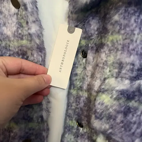 Hutch NWT Anthropologie Donna Plaid Jacket Size Small