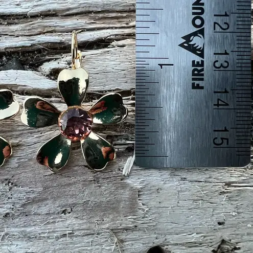 Handcrafted earrings with sparkly Aurora crystal Gold