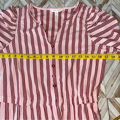 Matilda Jane Heart To Heart Bookworm Striped Maxi Long Dress Sz Small Mommy & Me