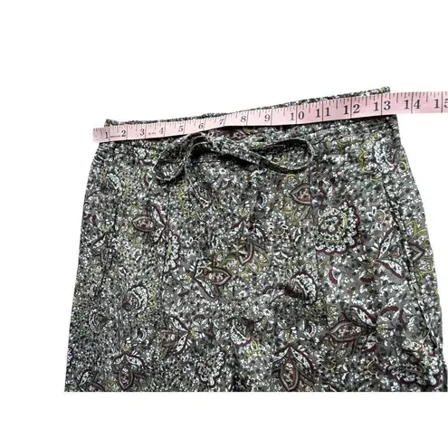 ZARA  Floral Print Linen/Cotton Blend Pants Size XS