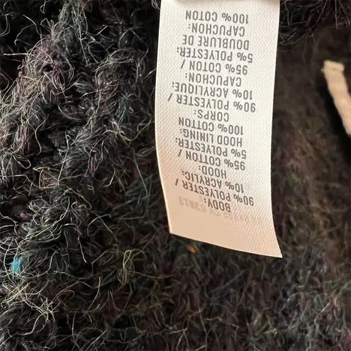 Aerie  Women's Oversized Knit Hoodie Sweater‎ Gray Size Small Casual Pullover NWT