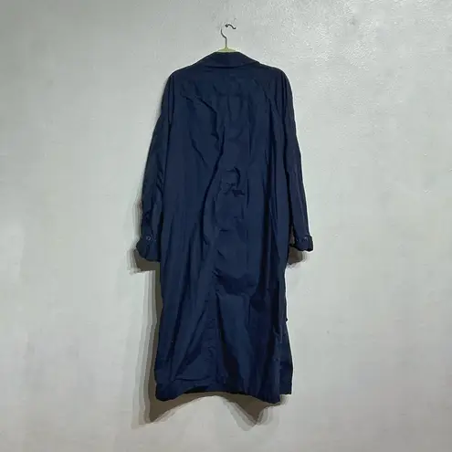 Gap  Navy Blue Trench Coat Sz L