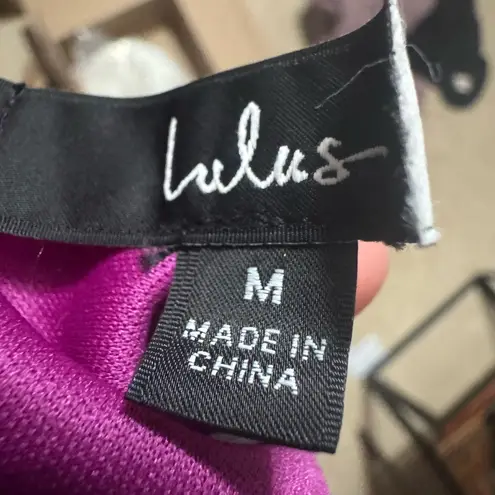 Lulus  size medium midi dress purple - Image 3
