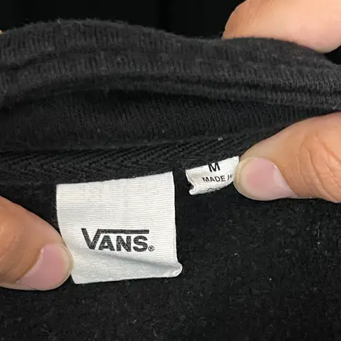 Vans Cropped Long Sleeve Sweatshirt Size M