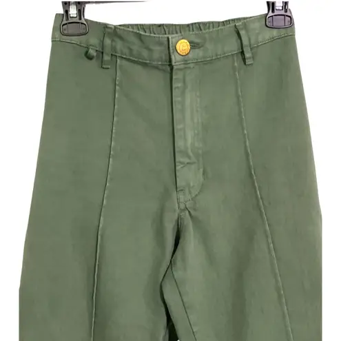 Big Bud Press Western Pants Green 100% Cotton Made in LA Women’s XS Workwear