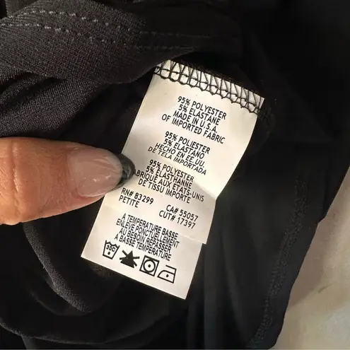 Vintage Tiana B Black Beaded Cuff Dress PM Petite Holiday Party Size undefined