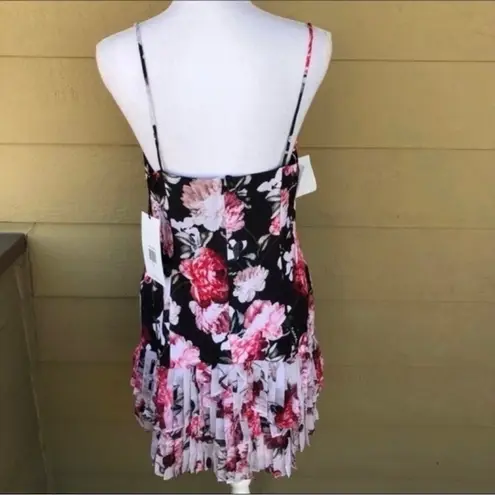 Fame and Partners Oksana Floral Dress In Blushing Blooms Night Size 10