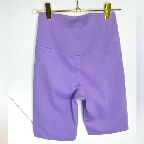 Girlfriend Collective  Shorts Purple High-Rise Bike new with tags