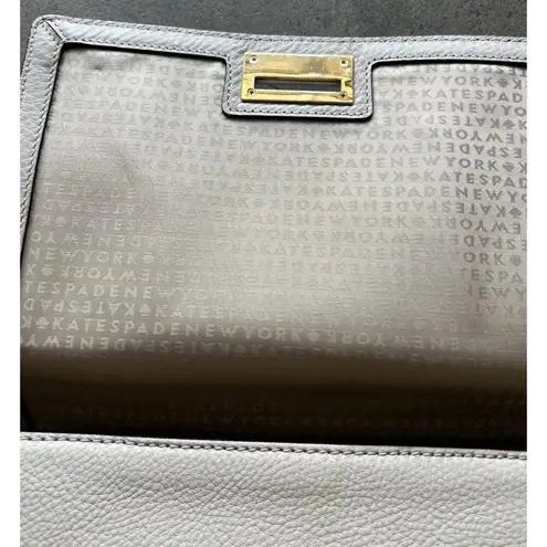 Kate Spade New York MAGNOLIA PARK LARGE LAUREL Tote Leather Bag Purse Cream White