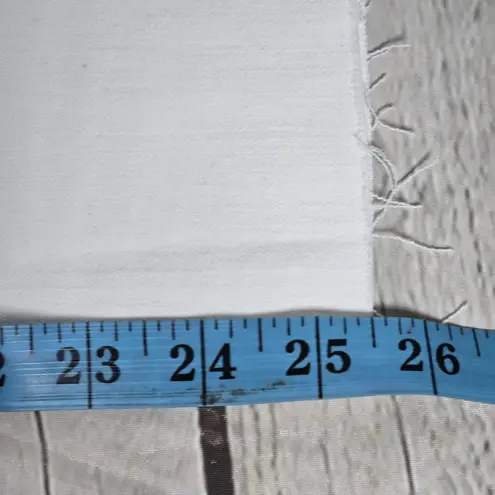 J. Crew Factory Flare crop white jean in signature stretch 25 NWT