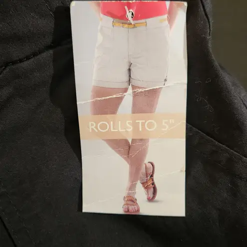 Riders By Lee Black Shorts NWT Size 12 Lee Black Mid-Rise Shorts