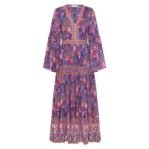 Spell & the Gypsy Collective Bianca Boho Maxi Lavender Wisteria Dress Purple Size XS